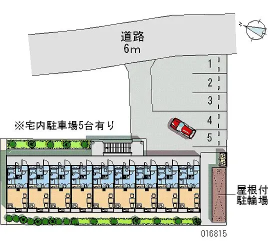 ★手数料０円★中郡二宮町中里２丁目　月極駐車場（LP）